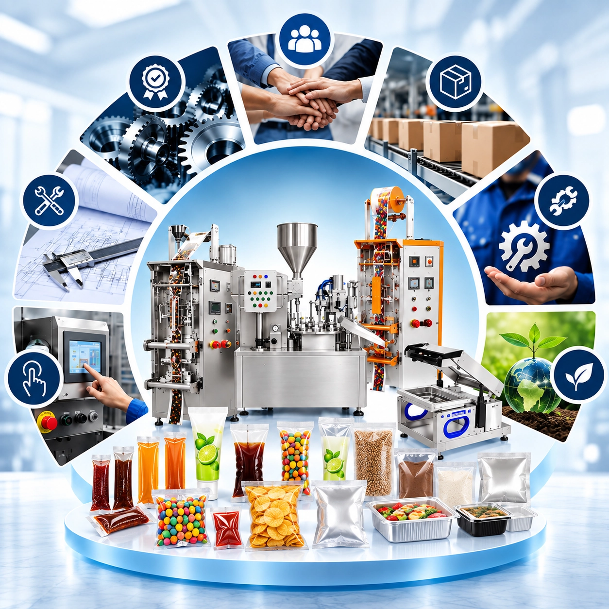 SEAL PACK packaging machines, packaged products, and manufacturing expertise